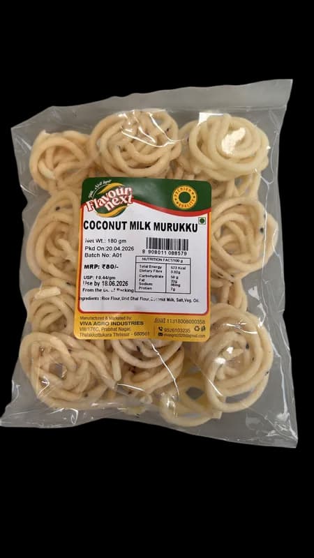 Coconut Milk Murukku